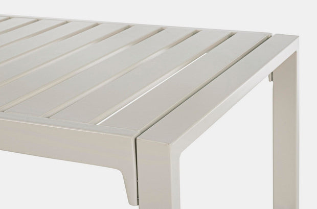 Set da giardino 4 posti con tavolino Lorillard Grigio (8)