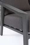 Set da giardino 5 posti con tavolino Cordova Antracite (10)