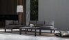 Set da giardino 5 posti con tavolino Konnor Antracite (1)