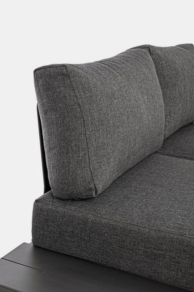 Set da giardino 5 posti con tavolino Konnor Antracite (10)