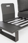 Set da giardino 5 posti con tavolino Konnor Antracite (11)
