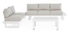 Set da giardino 5 posti con tavolino Konnor Grigio