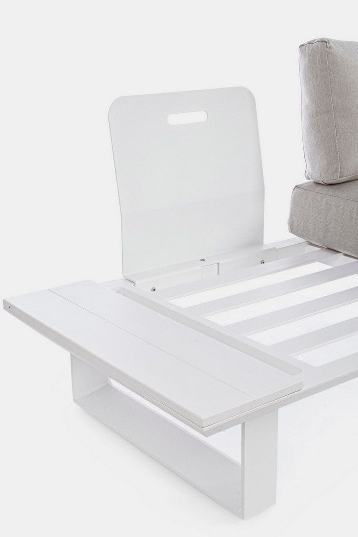 Set da giardino 5 posti con tavolino Konnor Grigio (9)