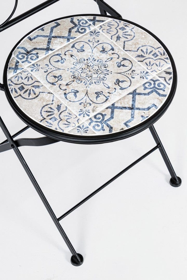 Set da giardino con 2 sedie ed un tavolo pieghevoli Erice Square Multicolore (9)