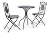 Set da giardino con 2 sedie ed un tavolo pieghevoli Huston Multicolore