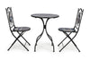 Set da giardino con 2 sedie ed un tavolo pieghevoli Huston Multicolore (1)