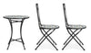 Set da giardino con 2 sedie ed un tavolo pieghevoli Positano Multicolore (4)