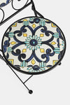 Set da giardino con 2 sedie ed un tavolo pieghevoli Positano Multicolore (8)