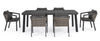 Set da giardino con tavolo e 6 sedie Cordova Antracite (3)