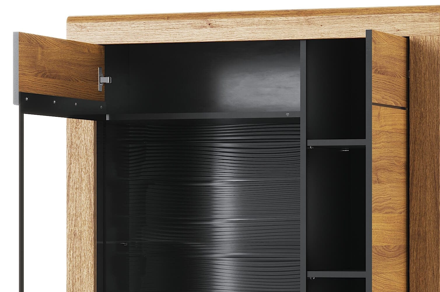 Set da pranzo 4 pezzi Kama Oak / Nero (5)