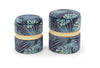 Set di 2 pouf contenitore in tessuto Conwal Multicolore