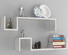 Set di 2 scaffali da muro M02 Bianco
