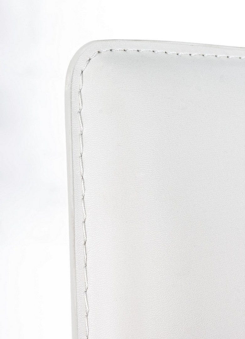Set di 2 sedie da bar in PVC Catherine Bianco (3)