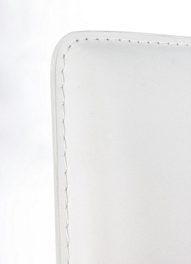 Set di 2 sedie da bar in PVC Catherine Bianco (3)