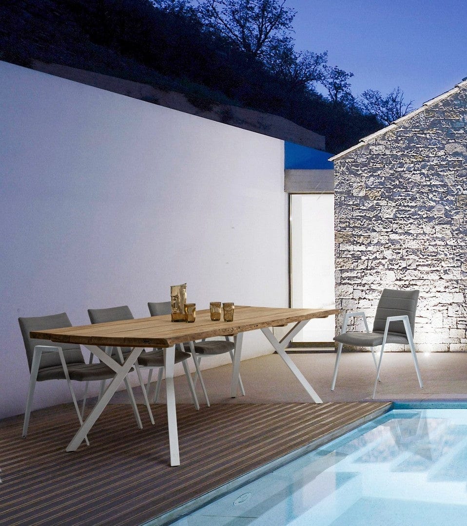 Set di 2 sedie da giardino Axor Grigio (2)