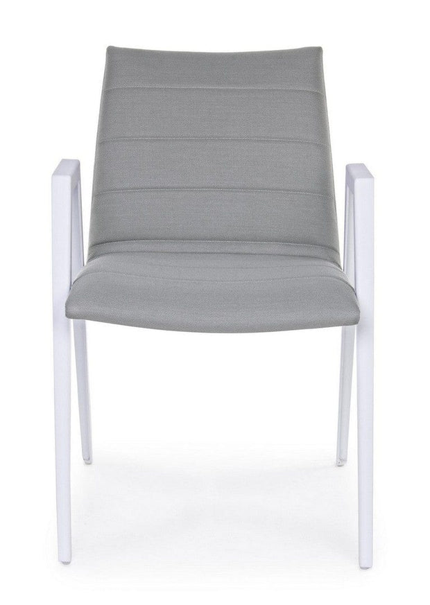 Set di 2 sedie da giardino Axor Grigio (5)