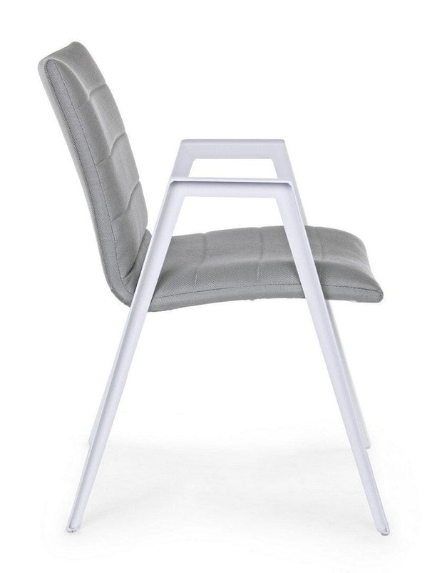 Set di 2 sedie da giardino Axor Grigio (6)
