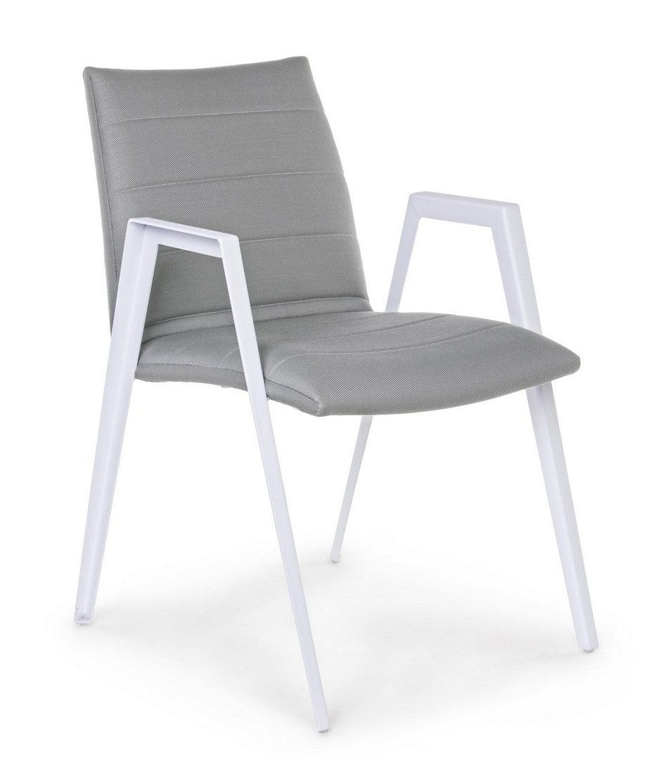 Set di 2 sedie da giardino Axor Grigio (8)