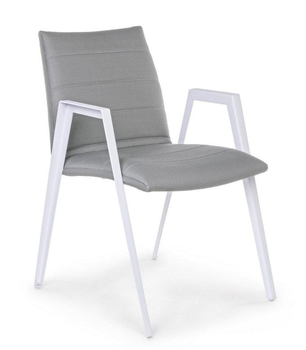 Set di 2 sedie da giardino Axor Grigio (8)