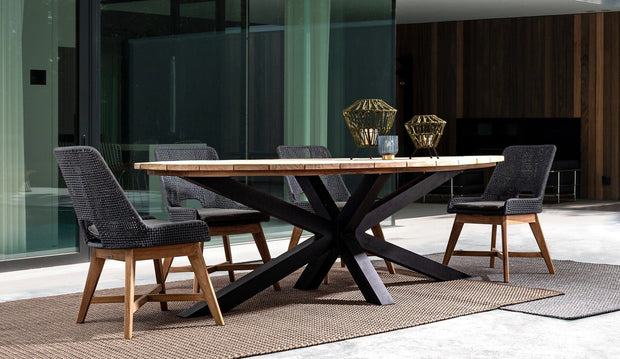 Set di 2 sedie da giardino Hesperia Grigio (2)