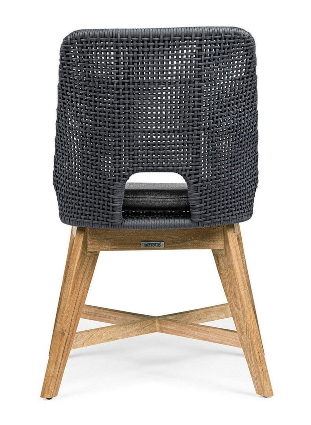 Set di 2 sedie da giardino Hesperia Grigio (8)