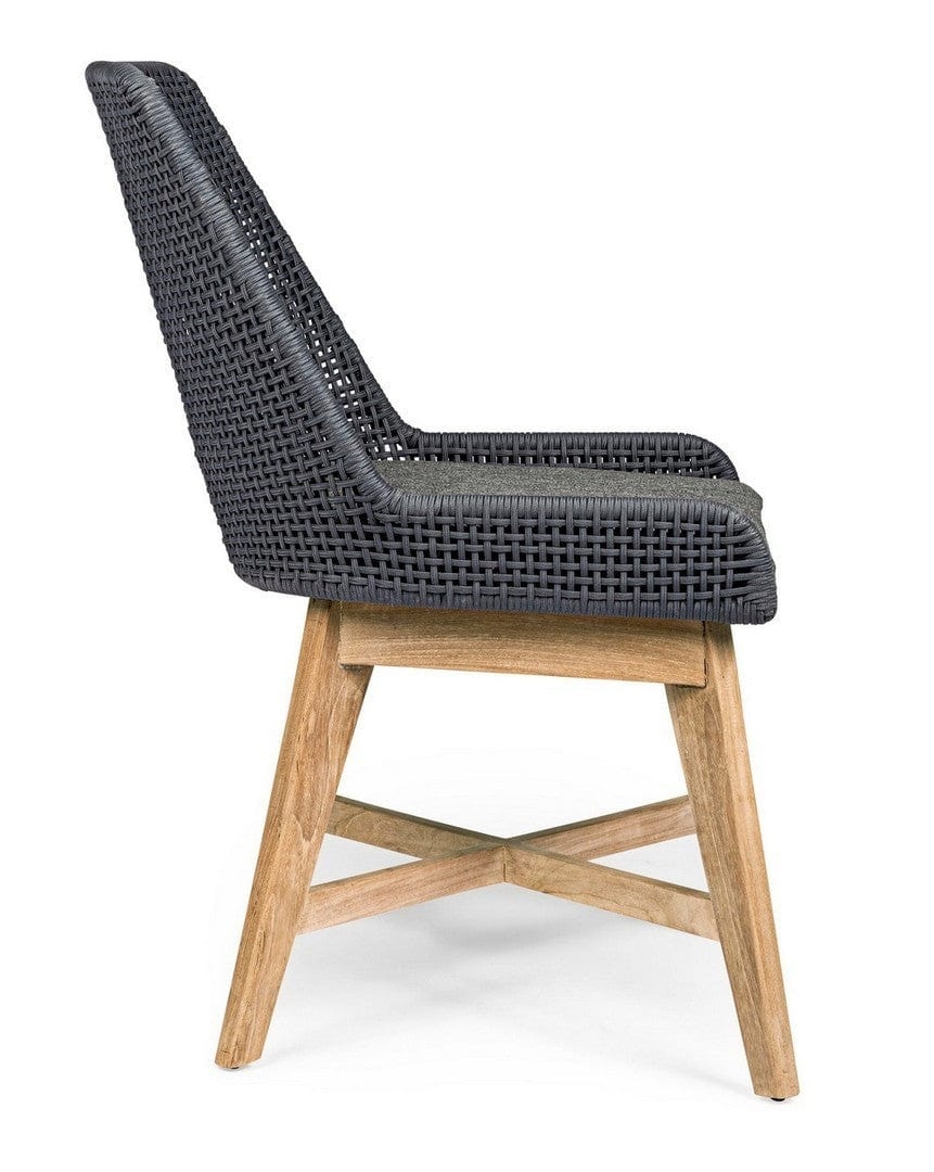 Set di 2 sedie da giardino Hesperia Grigio (9)
