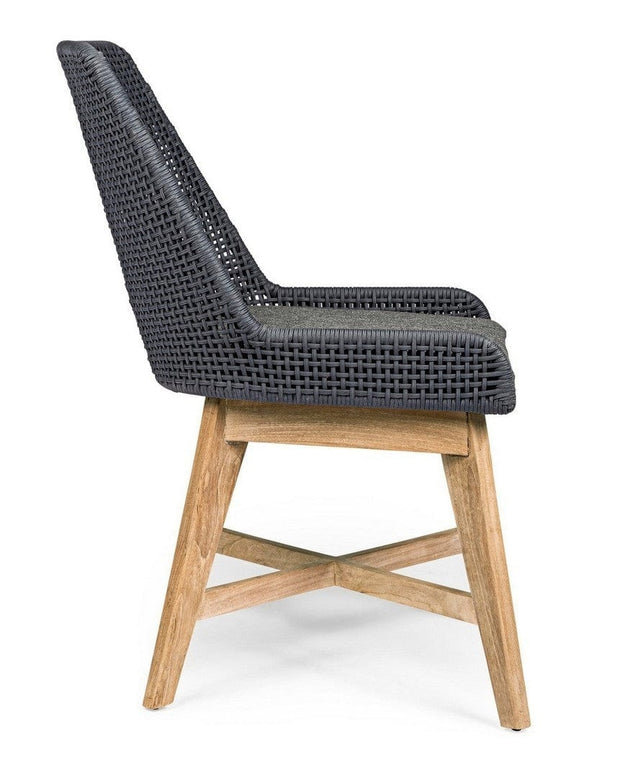 Set di 2 sedie da giardino Hesperia Grigio (9)