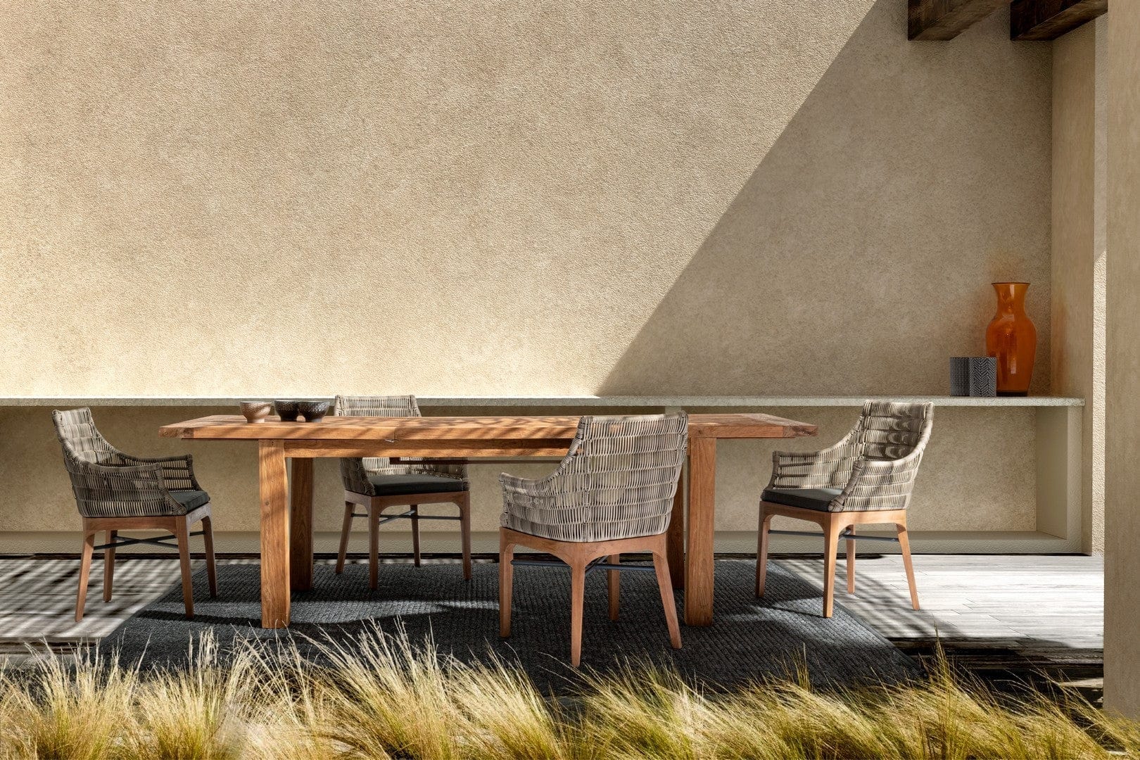 Set di 2 sedie da giardino Keilani Grigio (2)