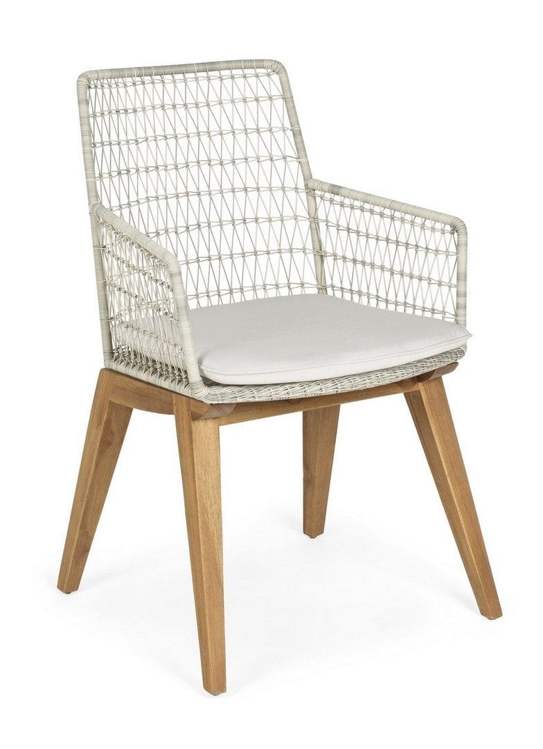 Set di 2 sedie da giardino Mauren Bianco (5)