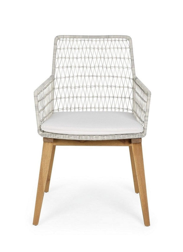 Set di 2 sedie da giardino Mauren Bianco (6)