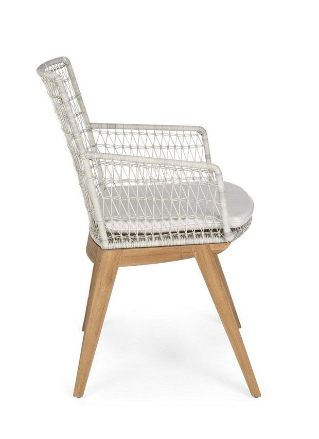 Set di 2 sedie da giardino Mauren Bianco (7)