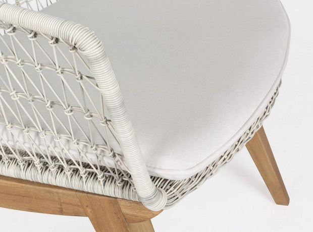 Set di 2 sedie da giardino Mauren Bianco (9)