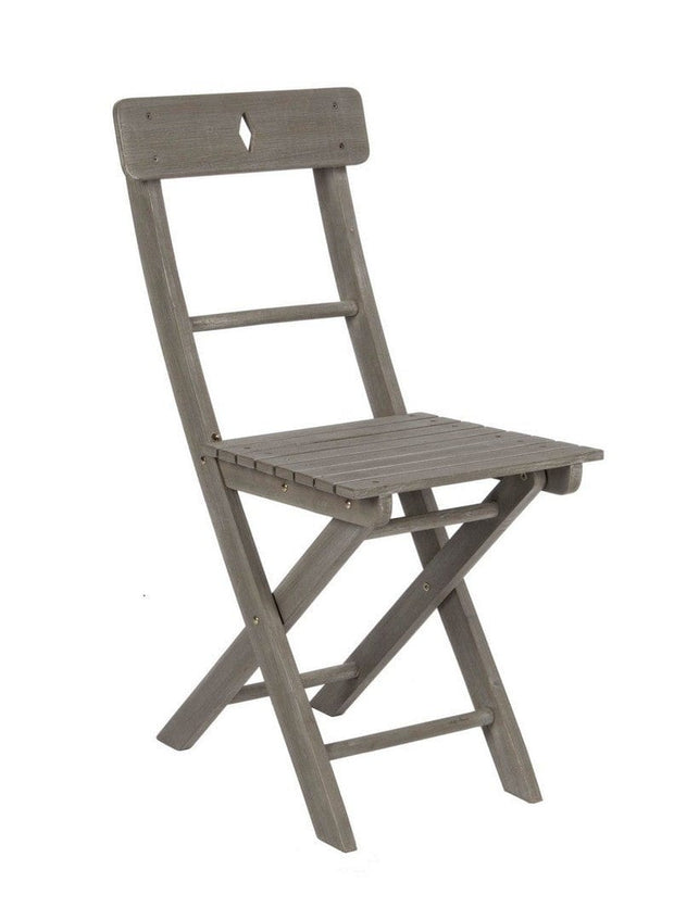 Set di 2 sedie da giardino pieghevole Balcony Grigio (3)