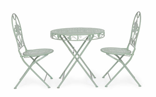 Set di 2 sedie da giardino pieghevole Harriet Verde (1)