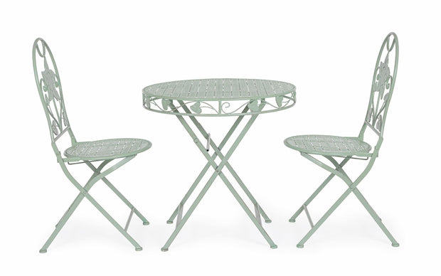 Set di 2 sedie da giardino pieghevole Harriet Verde (1)