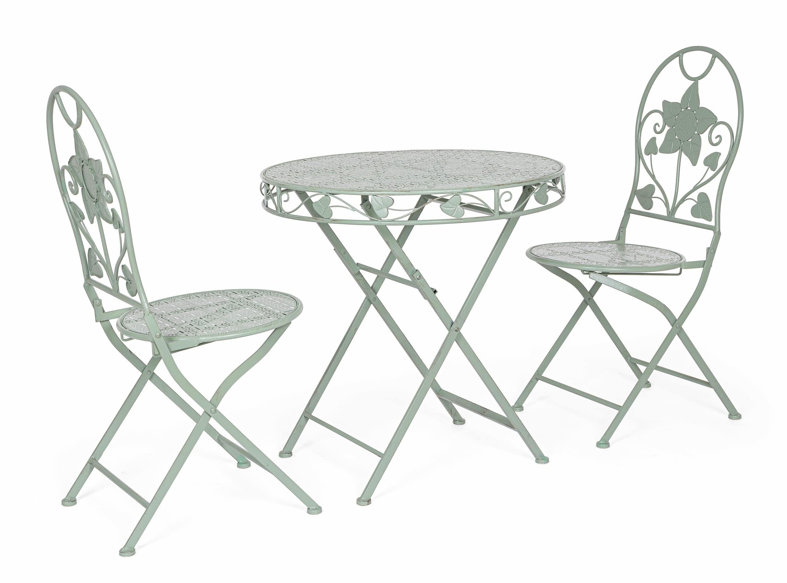 Set di 2 sedie da giardino pieghevole Harriet Verde (2)