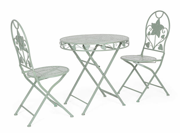 Set di 2 sedie da giardino pieghevole Harriet Verde (2)
