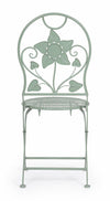 Set di 2 sedie da giardino pieghevole Harriet Verde (4)