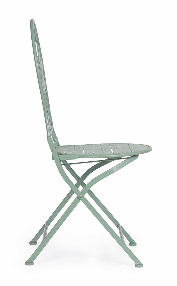 Set di 2 sedie da giardino pieghevole Harriet Verde (5)