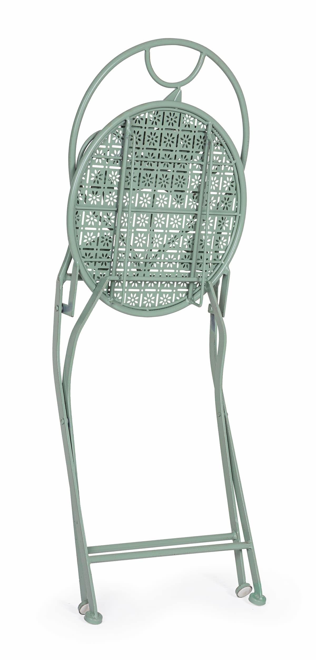 Set di 2 sedie da giardino pieghevole Harriet Verde (6)
