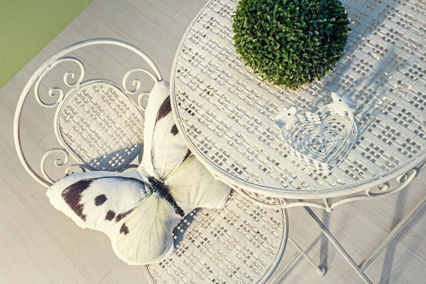 Set di 2 sedie da giardino pieghevole in metallo Emily Bianco (1)