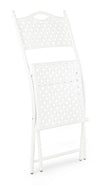 Set di 2 sedie da giardino pieghevole Jenny Bianco (3)