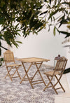 Set di 2 sedie da giardino pieghevole Joyce Naturale (1)