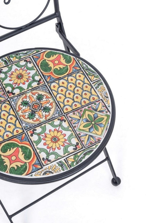 Set di 2 sedie da giardino pieghevole Naxos Multicolore (2)