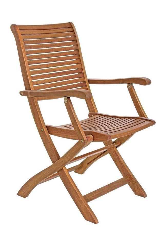 Set di 2 sedie da giardino pieghevole Noemi Naturale (7)