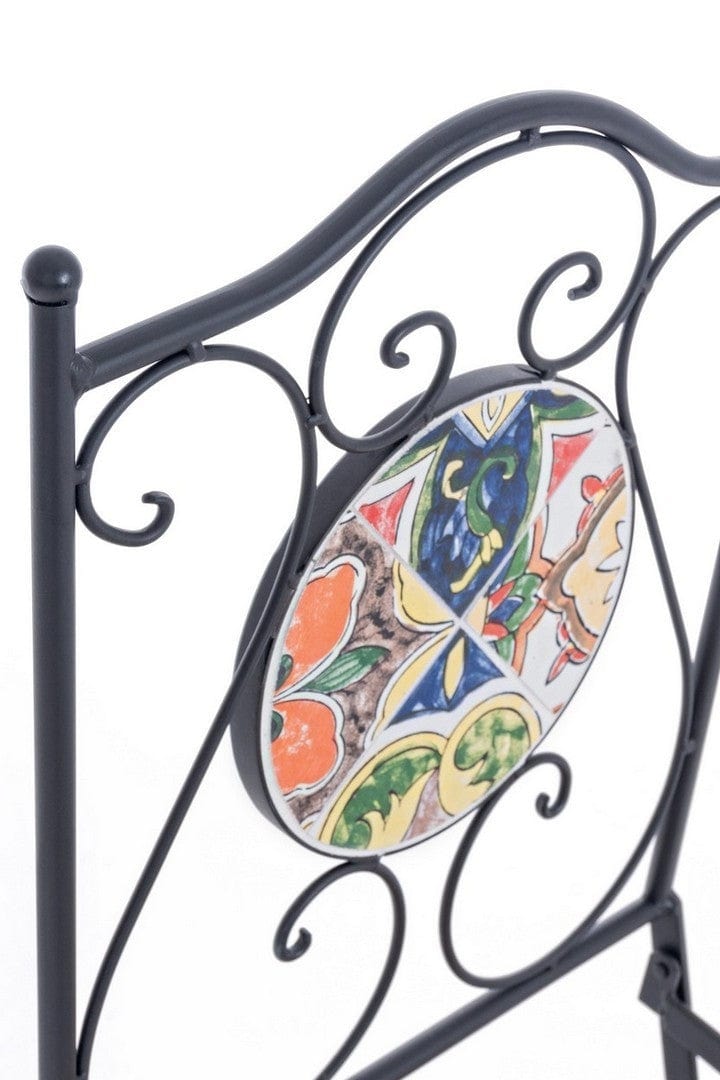 Set di 2 sedie da giardino pieghevole Paloma Multicolore (2)