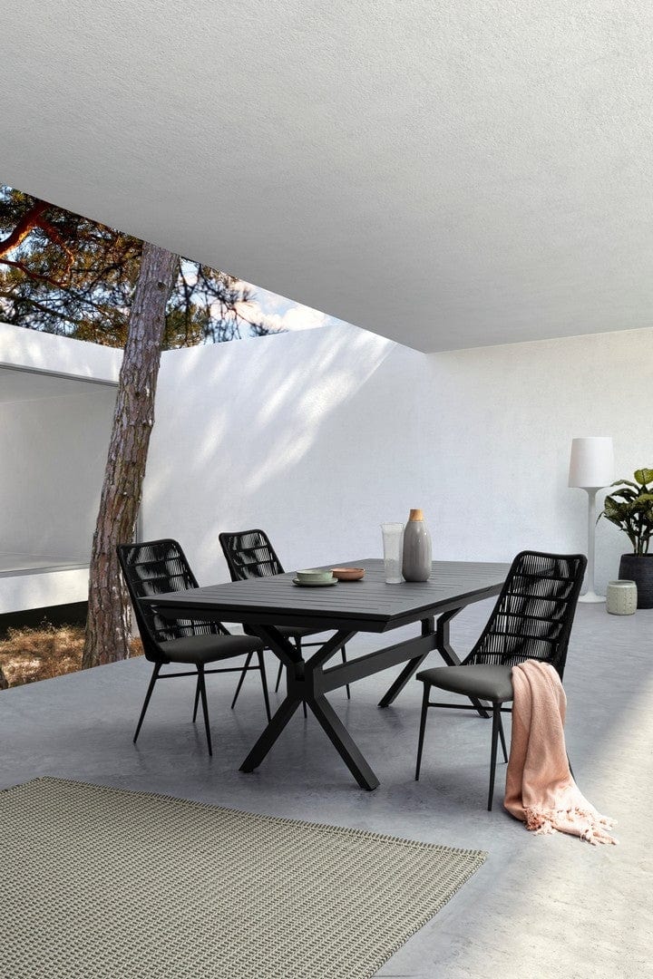 Set di 2 sedie da giardino Tablita Nero (2)