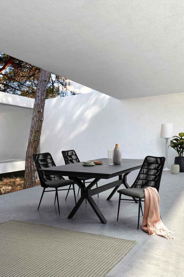 Set di 2 sedie da giardino Tablita Nero (2)