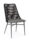 Set di 2 sedie da giardino Tablita Nero (4)