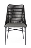 Set di 2 sedie da giardino Tablita Nero (5)